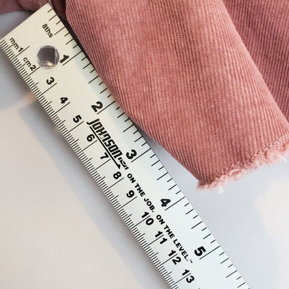 GAP Women Shorts Stretch 12 Corduroy Pastel Raw Hem Farmer's Daughter Romantic - Picture 11 of 12